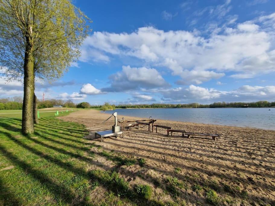 Luxe Vakantiehuisje - Sauna - Natuur - Strand Ewijk المظهر الخارجي الصورة